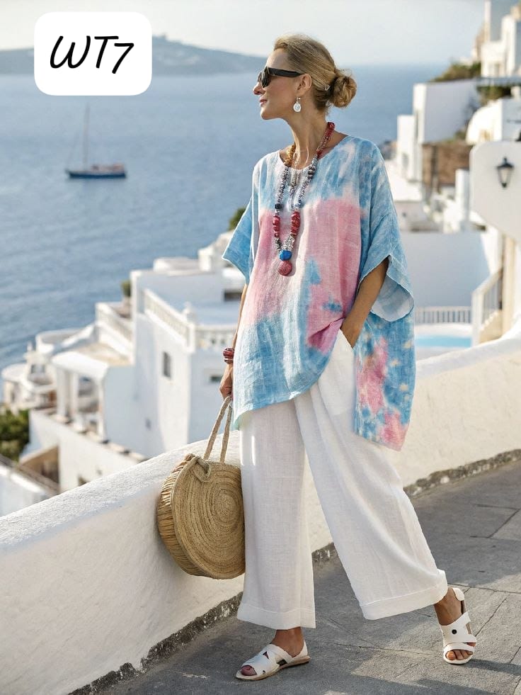 Pinkish Blue Co-ord Set WT7
