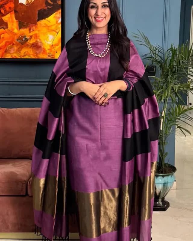 Banarasi 3 Pcs Cotton Suit (Unstitched)